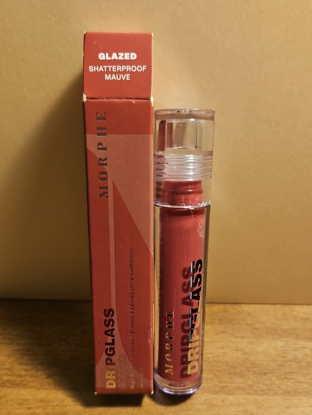 Morphe Glazed Dripglass Lip Gloss — Shatterproof Mauve